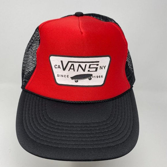 VANS Trucker‎ Strapback Hat Cap Skate CA - Picture 1 of 6